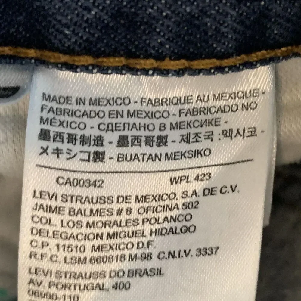 Levis 517 Jeans Mens 38x31 Blue Medium Wash Bootcut High Rise Denim Pants Casual